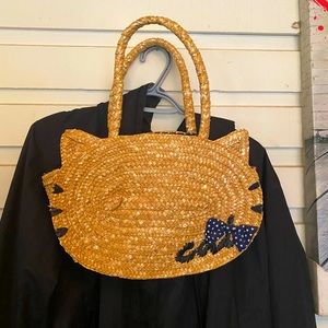 Hello kitty wicker purse